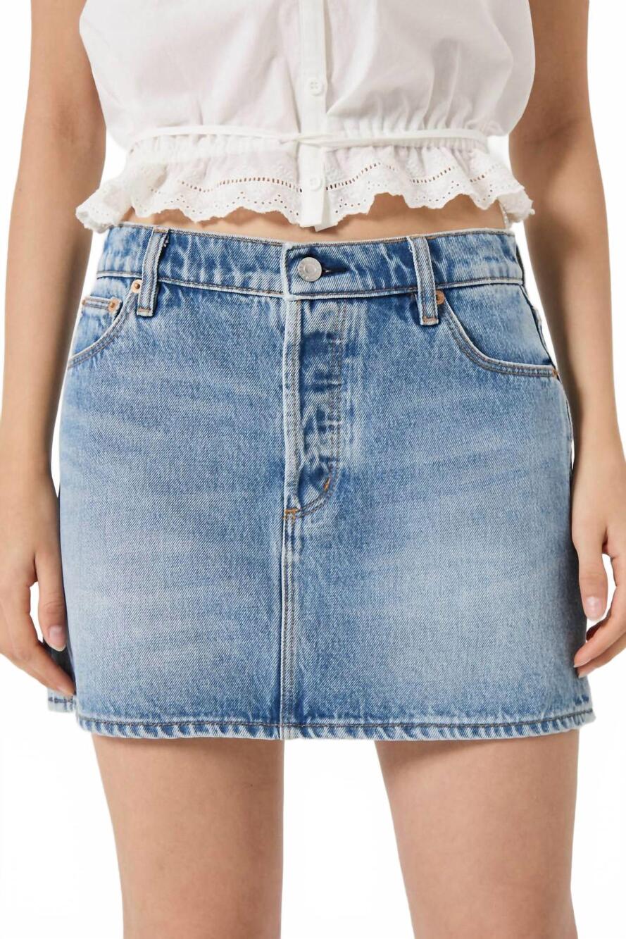 NEW ROLLA'S 90s relaxed mini skirt in lennon vintage